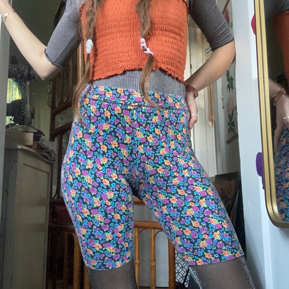 Floral Bike Shorts